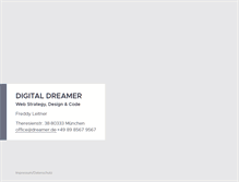 Tablet Screenshot of dreamer.de